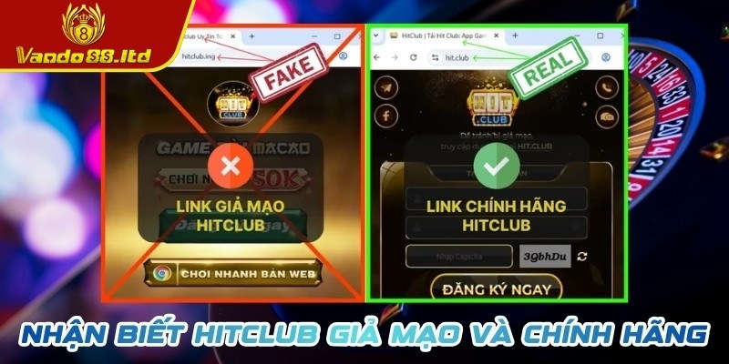Link Hitclub Giả Mạo: Bí Mật Đằng Sau Những Cú Lừa Tinh Vi 1 Link Hitclub giả mạo được tạo ra để bắt chước nền tảng chính thức