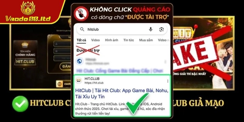 Link Hitclub Giả Mạo: Bí Mật Đằng Sau Những Cú Lừa Tinh Vi 2 Mẹo nhận biết link Hitclub không chính thức