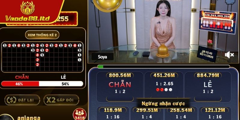 Tiến vào cổng game Xóc Đĩa VanDo88 Online